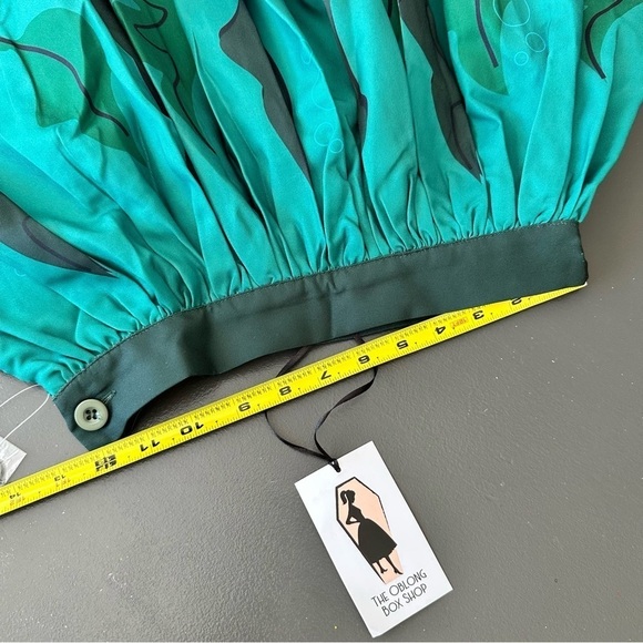 The Oblong Box Shop Puffer Fish Skirt Tiki Beach Pinup Small Midi Retro Starfish - Picture 10 of 16